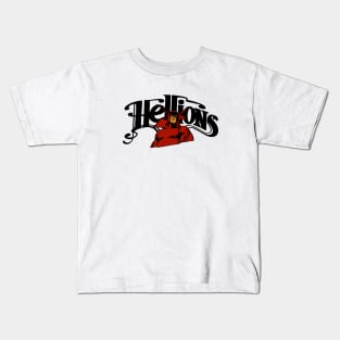 Defunct Hartford Hellions Soccer 1981 MISL Kids T-Shirt